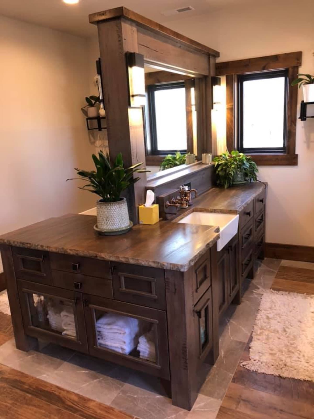 Custom kitchen island and cabinetry